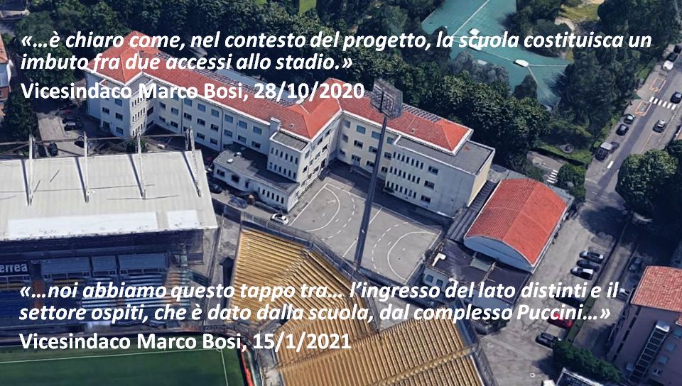 Vicesindaco Marco Bosi: La scuola Puccini è un imbuto / un tappo per lo Stadio Tardini